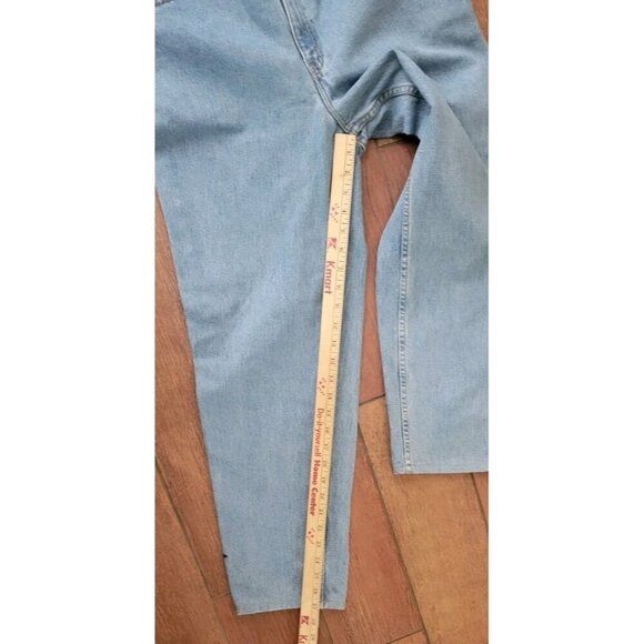 Vintage Levis Trucker Jacket Large Jeans Size 12 Set Denim Embroidered Dragon - Picture 16 of 16